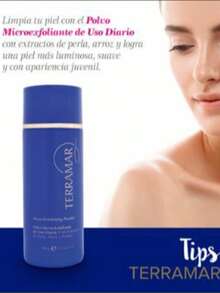 Polvo de arroz y perla terramar maquillaje facial polvo suelto acabado mate luminosidad natural hidratante para piel grasa control brillo cosmético diario belleza profesional - Azul Marino - Ver 3