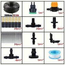 Drip Irrigation System, Drip Irrigation Kit, Garden Automatic Irrigation System, Suitable For Greenhouses, Courtyards, Lawns, And Plants - Multicolor - View 8