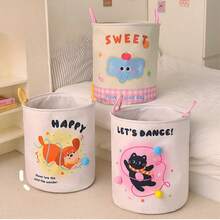 Children's Laundry Basket, Adorable Animal-Shaped Foldable Dirty Clothes Hamper, Nursery Storage Basket, Toy Box Organizer For Boys And Girls, Bedroom/Bathroom Gift Basket - Dirty Clothes Basket - View 8