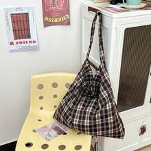 Women Tote Bags - Coffee Brown - View 2