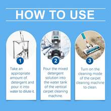 Limpiador de alfombras Jue-Fish, limpiador de alfombras, suministros para telas, limpieza de manchas, limpiador de aceite de café, 120 ml - Multicolor - Ver 6