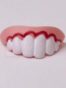 1pc 8-Style Funny Fake Teeth, Gag Toys For April Fool's Day, Halloween Props, Friend Party Gifts, Valentine's Day Gifts - Multicolor - View 12