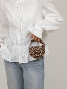 HAILIAN 1 件时尚迷你小包褶皱云包超迷你吊坠包多功能零钱包零钱包耳机包迷你小包多种颜色可选。女士钱包迷你钱包钱包钱包零钱包 - 彩色 - 查看 6