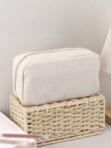 1/2 件铅笔盒纯色格子多功能铅笔盒钻石图案大容量铅笔盒文具袋学生铅笔盒（毛绒学校铅笔盒），适用于学校用品，返校