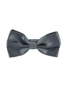 1pc Men's Business Casual Suit Set With Classic Bow Tie, Wrinkle Resistant, Polyester Fiber Blended Fabric, Suitable For Office Commute, Banquets, Business Events, Multiple Colors Available