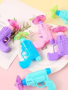 Juguete lanzador creativo que se ilumina, gira y destella en colores aleatorios