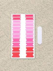 DANNEASY 22 张指甲贴纸全指甲贴浅色纯色指甲油条女士凝胶指甲条自粘指甲美甲贴纸美甲带指甲锉、角质层棒，最新 22 片 3D 美甲贴纸带有金箔和仿钻装饰，具有全覆盖防水指甲油膜，增强耐用性和美感。