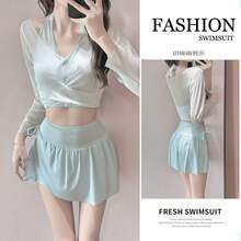 Swim Gear Sets - Mint Green (three-piece Set) - View 2