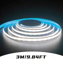 Berührungssteuerter LED Schminklicht-Streifen - USB betrieben, dimmbar Schminkspiegel Hintergrundbeleuchtung mit 320 COB LEDs/M, Warm/Natur/Kühlweiß Optionen für Badezimmer & Schlafzimmer Dekoration