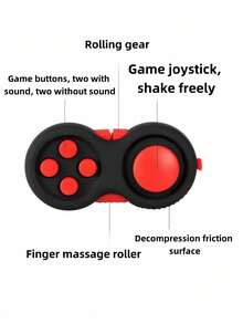 1pc Simulated Joystick Decompression Toy Decompression Handle, Multifunctional Button, Release Toy, Relieve Stress, Restlessness And Anxiety, Strong Playability, Diverse Functions, Suitable For Daily Office Decompression And Birthday Gifts, Christmas Gifts - Multicolor - View 7