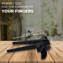 6 Pcs Finger Chopsticks For Gamers - Snack Grabber Tongs U Bracket - Chips Snack Gamer Utensil - Reusable Dishwasher Safe Plastic - Helper Snacking Tool