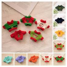 A Pack Of 2 Items (Excluding Dolls), Consisting Only Of Clothes/First And Second Generation Keychains, Labu Fabric Clothes, Christmas Hats, Sweaters, Sets, Hats, And Christmas Gifts