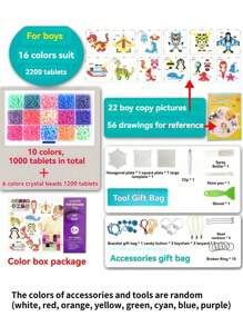 Set di perline d'acqua magiche fai-da-te - Giocattoli creativi fatti a mano per bambini, regali di Natale ideali per bambini e bambine, giocattoli per l'addestramento della concentrazione prescolare, un regalo perfetto, forniture scolastiche, regali per bambini