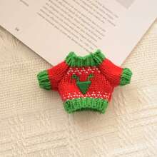 A Pack Of 2 Items (Excluding Dolls), Consisting Only Of Clothes/First And Second Generation Keychains, Labu Fabric Clothes, Christmas Hats, Sweaters, Sets, Hats, And Christmas Gifts