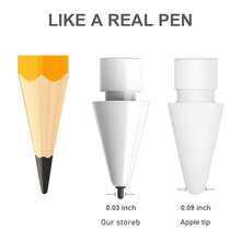 Kompatybilny z końcówkami rysika Apple Pencil Pro, kompatybilny zamienny wyciszający pojemnościowy rysik do iPada 2. generacji - Wielokolorowe - Zobacz 3