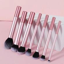 Kit 7 Professional Makeup Brushes 024-142 PINK - ROSA - View 1