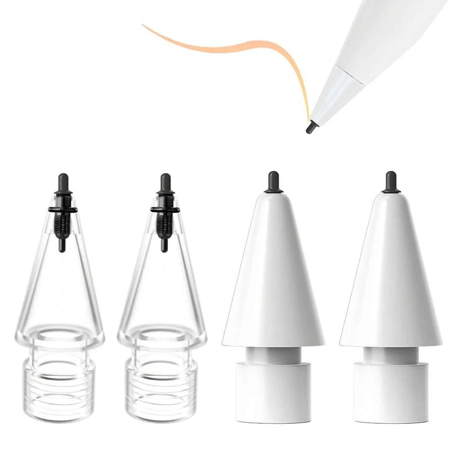 Kompatybilny z końcówkami rysika Apple Pencil Pro, kompatybilny zamienny wyciszający pojemnościowy rysik do iPada 2. generacji - Wielokolorowe - Zobacz 1