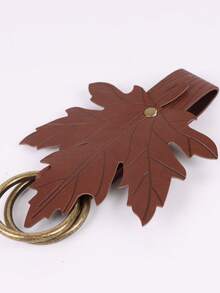 1 Set Green Leaf Handmade Woven Rope And PU Leather Buckle, Vintage Viking Market LARP Elf Forest Costume Roleplay Props DIY Strap Renaissance Period Accessories Halloween,For Summer Costume - A - View 8