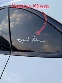 定制汽车贴纸/标志贴花、产品标志标签、3D高清防水防刮、多种尺寸可选、可定制设计、适用于学校用品、返校