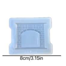 壁炉树脂铸模、硅胶模具配件、树脂液体模具、树脂钥匙扣硅胶模具、树脂模具 - 白色 - 查看 7