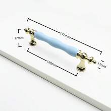 Tiradores modernos de cerámica con aleación de zinc de alta gama para gabinetes, cajones, habitación infantil, armarios y muebles