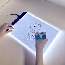 1pc LED Drawing Board, 3-Level Dimmable, Drawing Pad Tablet Lamp, Tracing Board, Learning & Education Assistance Tool