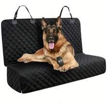 Dog Car Seat Cover Waterproof, Non-Slip, Scratch-Proof & Easy-To-Clean Protector For 60/40 Split Bench Seats In Cars & SUVs, Black, Standard - 135cm Width - Multicolor - View 3