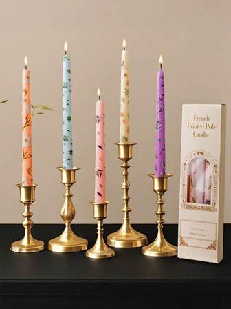 Collezione San Valentino 2025, 2 confezioni da 25 cm di candele profumate a lunga durata in cera di soia con stampa a forma di cuore, ideali per cene romantiche, matrimoni e festival, perfette come regali invernali, regali per la migliore amica e decorazione per la casa, aromaterapia, lunga durata di combustione