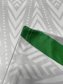 男士墨西哥足球服和圆领舒适运动上衣，适合比赛、足球训练、休闲、节日和礼物 - 綠色 - 查看 7