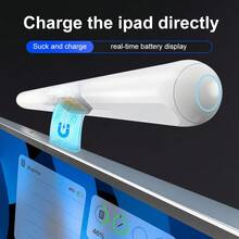 第二代 iPad Pencil 配备磁性无线充电功能，Apple Pencil 配备磁性充电线，Apple Pencil 兼容（2018-2022）iPad 10/9/8/7/6、iPad Air、iPad Mini 6/5、iPad Pro 11 12.9 英寸，90mAh - 白色 - 查看 5