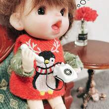 1pc 1:12 Scale Dollhouse Accessories, Mini Telephone Model For Miniature Food Toys, Diorama Scenery, Creative Decor, Toy Model, Terrarium DIY, Alloy Ornament, Christmas/New Year Gift
