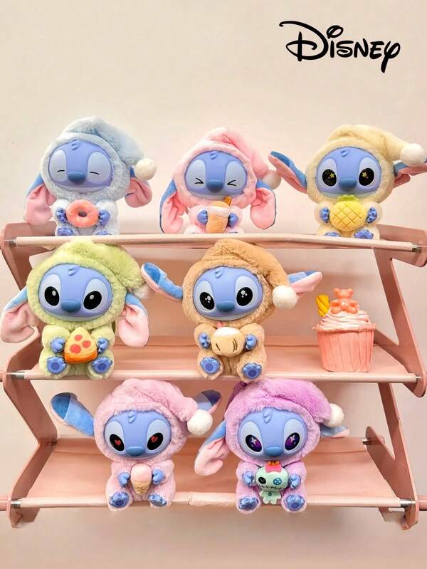 Disney Disney Stitch Plush Doll Figurine, Stitch Keychain Backpack Pendant, Perfect Gift For Holidays, Birthdays, Graduation, Parties, Back To School (Random Style)