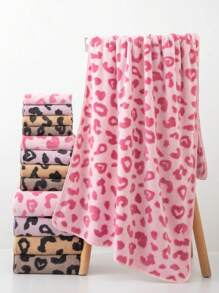 Joivida 1pc Pink Towel With Jacquard Letter & Heart Pattern, Polyester Rectangular 70*140cm Or Kitchen/Face/Hand Towel 34*75cm Or 34*34cm Small Towel, Suitable For Men, Women, Couples, Family, All Seasons, Quick Drying, Absorbent, Soft, For Bathroom, Hotel, Gym, Holiday Gifts, Parties, Beach, Outdoor, Travel