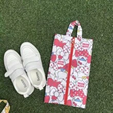 1pc Cartoon Dust-Proof Shoe Bag, Travel Shoe Storage Pouch, Multifunctional Organizer Bag For Shoes, Clothes, Etc.