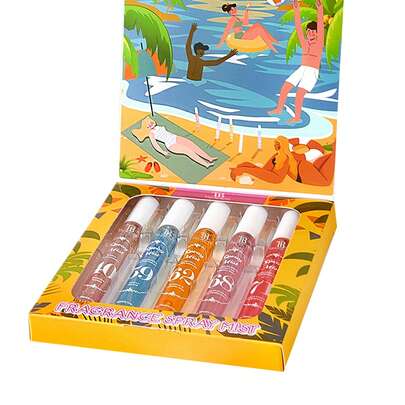 Xịt thơm toàn thân và tóc hương hoa quả 10ml, Bộ quà tặng nước hoa bỏ túi du lịch tiện lợi, Cảm giác bãi biển Rio De Janeiro, Món quà tuyệt vời nhất cho bạn gái/vợ