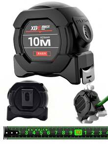 荧光钢卷尺 - 自锁、可伸缩、高精度、加厚、耐磨，适合暗夜工作和测量工作