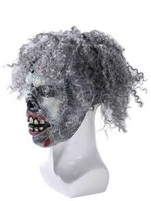 Halloween Haunted House Escape Room Props, Zombie Horror Latex, Funny And Funny Faces, Clown Masks