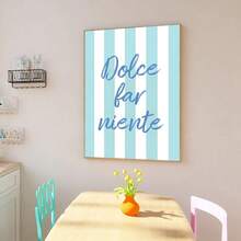 1 件 Ciao Bella 海报装饰、墙壁艺术、少女房间装饰、可爱墙壁艺术、粉色复古海报、墙壁装饰海报、墙壁帆布装饰、卧室客厅的理想礼物 - 彩色 - 查看 9