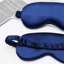 Artificial Silk Sleep Masks Set Satin Sleeping Eye Mask Hair Scrunchies Night Blindfold Blackout Eyeshades Eye Cover Wedding Bridesmaid Gifts Pink.Silk Satin Sleeping Eye Mask, Pink Sleep Eye Mask Night Blindfold For Women And Men, Soft Breathable Blackout Eyeshade Eye Cover For Travel, Wedding Bridesmaid Gift. - Multicolor - View 4