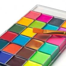 20色/26色颜料棒，绘画颜料，色彩鲜艳亮丽，饱和度高，适合万圣节绘画、圣诞节绘画、世界杯、复活节绘画。 - 彩色 - 查看 7