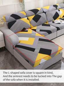 1 vỏ đệm ghế sofa co giãn in, vỏ bọc ghế sofa kết hợp hình chữ L, vỏ đệm lưng ghế sofa riêng biệt, vỏ bảo vệ đồ nội thất, vỏ đệm ghế sofa co giãn, vỏ bọc ghế sofa 3 chỗ ngồi, vỏ bọc ghế sofa 2 chỗ ngồi - Nhiều màu - Xem 5