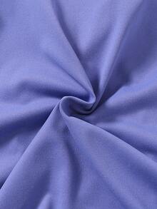 Girls' Spring/Autumn Long Sleeve Collared Blouse & Pleated Mini Skirt Set, Customized Splice Ribbed Two Pieces Outfit, Youthful & Energetic