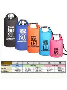 1 pezzo Borsa impermeabile in materiale PVC con motivo a , adatta per sport all'aperto, borsa multifunzionale impermeabile, portatile per imitazione, rafting, conservazione multiuso all aperto