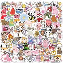 200pcs Cute Cartoon Animal & Object Stickers, Reusable Vinyl Decals For Phone Cases, Laptops, Water Bottles, Notebooks - Vibrant Colors, Matte Finish, Fun Designs (Whale, Panda, Cat, Dog, Food, Space, Fruit), Adorable Stickers, Water Bottle Stickers, Arts & Crafts - Multicolor - View 9