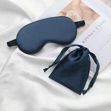 Artificial Silk Sleep Masks Set Satin Sleeping Eye Mask Hair Scrunchies Night Blindfold Blackout Eyeshades Eye Cover Wedding Bridesmaid Gifts Pink.Silk Satin Sleeping Eye Mask, Pink Sleep Eye Mask Night Blindfold For Women And Men, Soft Breathable Blackout Eyeshade Eye Cover For Travel, Wedding Bridesmaid Gift. - Multicolor - View 7