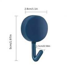 10个装自粘式墙壁挂钩钥匙收纳架衣帽袋浴室门厨房毛巾挂钩家居墙壁收纳配件