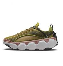 Nike 女款 Flyknit Bloom 厚底缓震休闲运动鞋 FD2149-300 - 黃綠色 - 查看 2