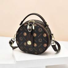 Women Crossbody - 咖啡花拼咖色 - 查看 8