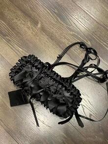 In 2025, The New One-Shoulder Messenger Bag With Black Bag For Female Students In Summer Is Cool. - Black - View 2