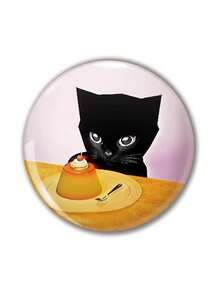 趣味图案徽章别针、女士胸针、别针徽章、背包挂饰、时尚配饰、送给朋友、家人、老师和学生的有趣礼物 - 彩色 - 查看 7